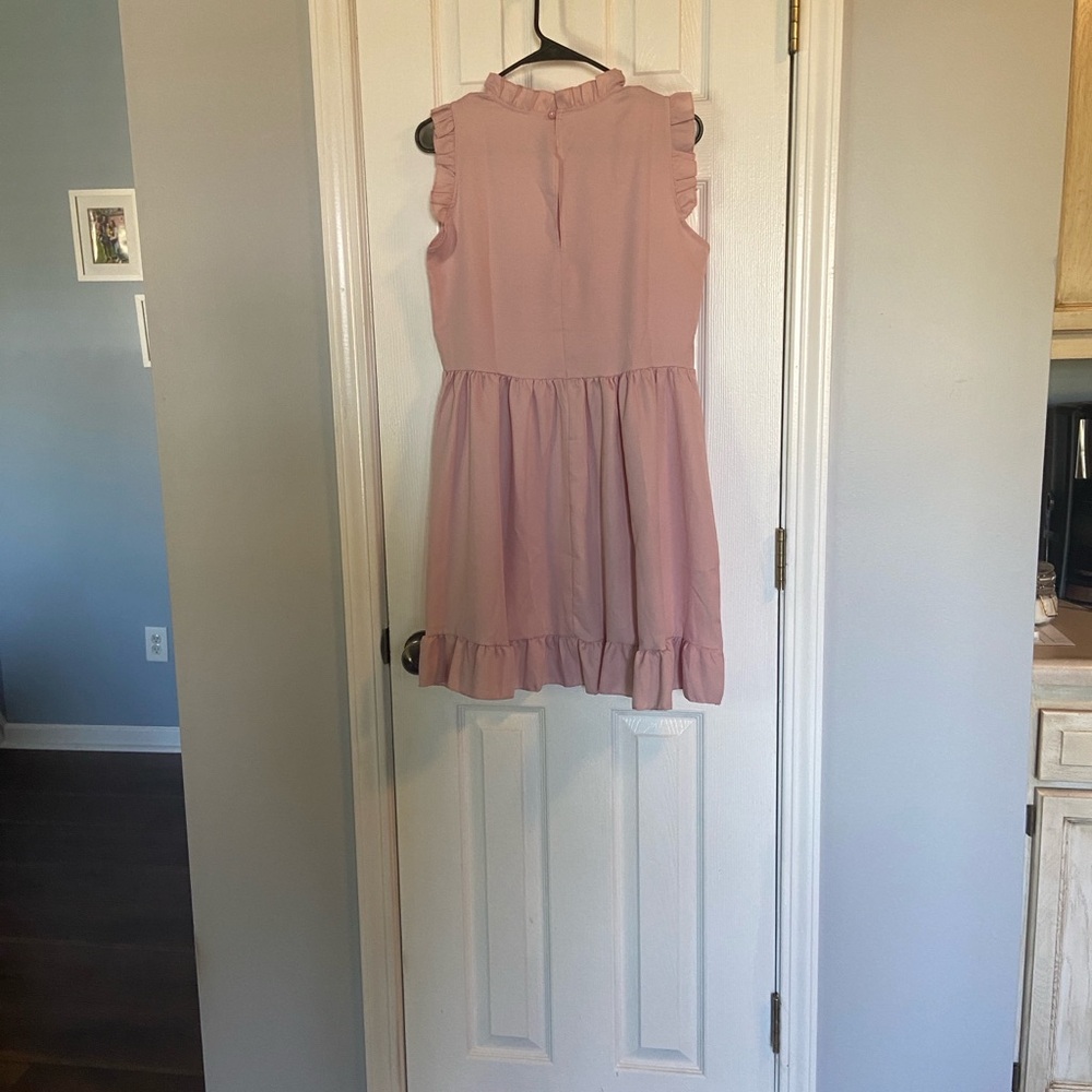 Pink Ruffled Dress